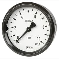 Wika Bourdon tube pressure gauge, Models 111.16, 111.26